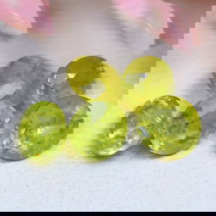 Sphene 1.12Ct Natural Round Cut Unheated Yellowish Green Sphene Lot: Ksmith Jewels Global Welcome to our auction house, today auction brought to you by Ksmith Jewels Global based in Penang, Malaysia specialize in all kinds of opal and color gemstone both in manufacturi