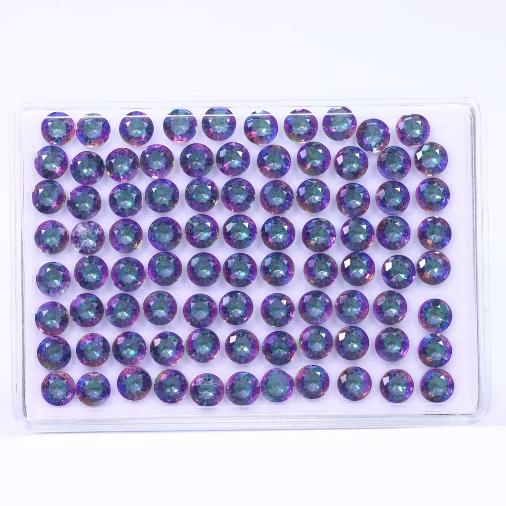 53.81Ct Mystic Topaz Set - Polished Faceted: Ksmith Jewels Global Welcome to our auction house, today auction brought to you by Ksmith Jewels Global based in Penang, Malaysia specialize in all kinds of opal and color gemstone both in manufacturi