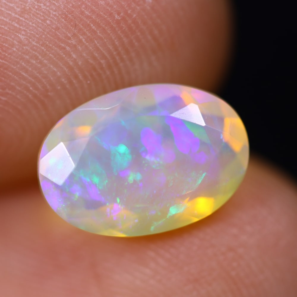 1.63Ct Welo Opal Faceted Polished - Ethiopian Opal: Ksmith Jewels Global Welcome to our auction house, today auction brought to you by Ksmith Jewels Global based in Penang, Malaysia specialize in all kinds of opal and color gemstone both in manufacturi