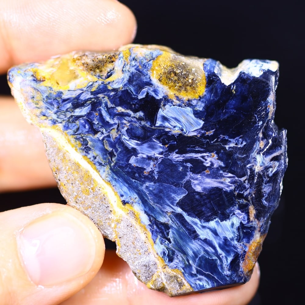 79.22Ct Pietersite Slab - Gemstone Crystal - Freeform Slice: Ksmith Jewels Global Welcome to our auction house, today auction brought to you by Ksmith Jewels Global based in Penang, Malaysia specialize in all kinds of opal and color gemstone both in manufacturi