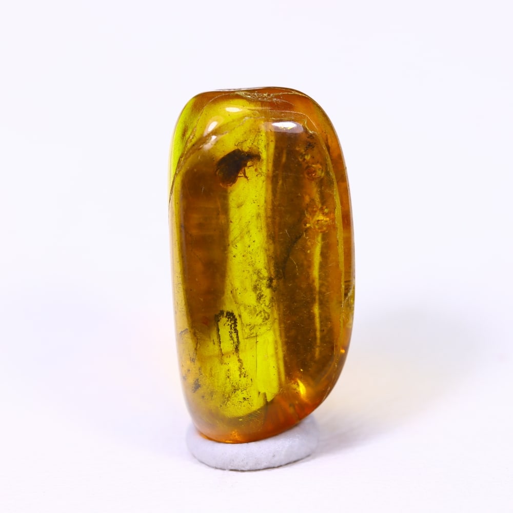 4.02cts Natural Million Year Old Baltic Insect Amber, 17x9mm: Ksmith Jewels Global Welcome to our auction house, today auction brought to you by Ksmith Jewels Global based in Penang, Malaysia specialize in all kinds of opal and color gemstone both in manufacturi