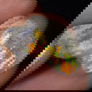 11.9Ct Rough Opal Specimen - Ethiopian Opal - Mineral Rough: Ksmith Jewels Global Welcome to our auction house, today auction brought to you by Ksmith Jewels Global based in Penang, Malaysia specialize in all kinds of opal and color gemstone both in manufacturi