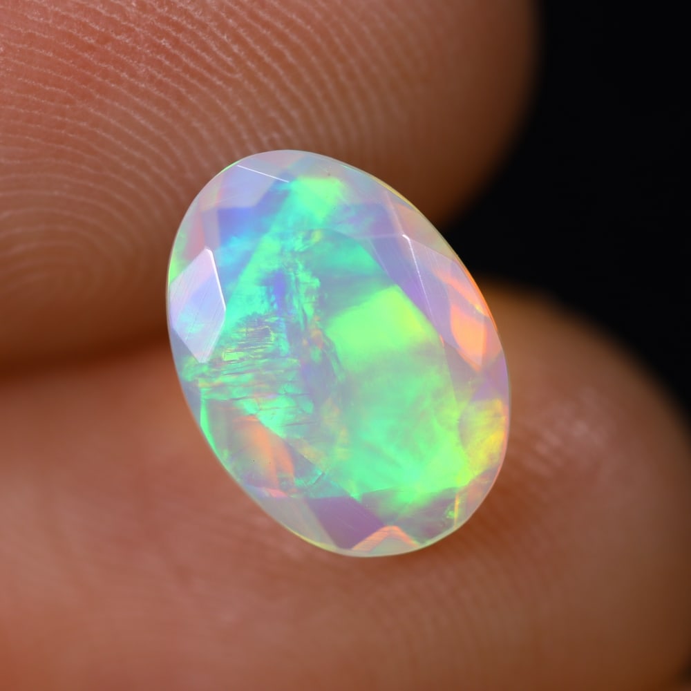 1.52Ct Welo Opal Faceted Polished - Ethiopian Opal: Ksmith Jewels Global Welcome to our auction house, today auction brought to you by Ksmith Jewels Global based in Penang, Malaysia specialize in all kinds of opal and color gemstone both in manufacturi