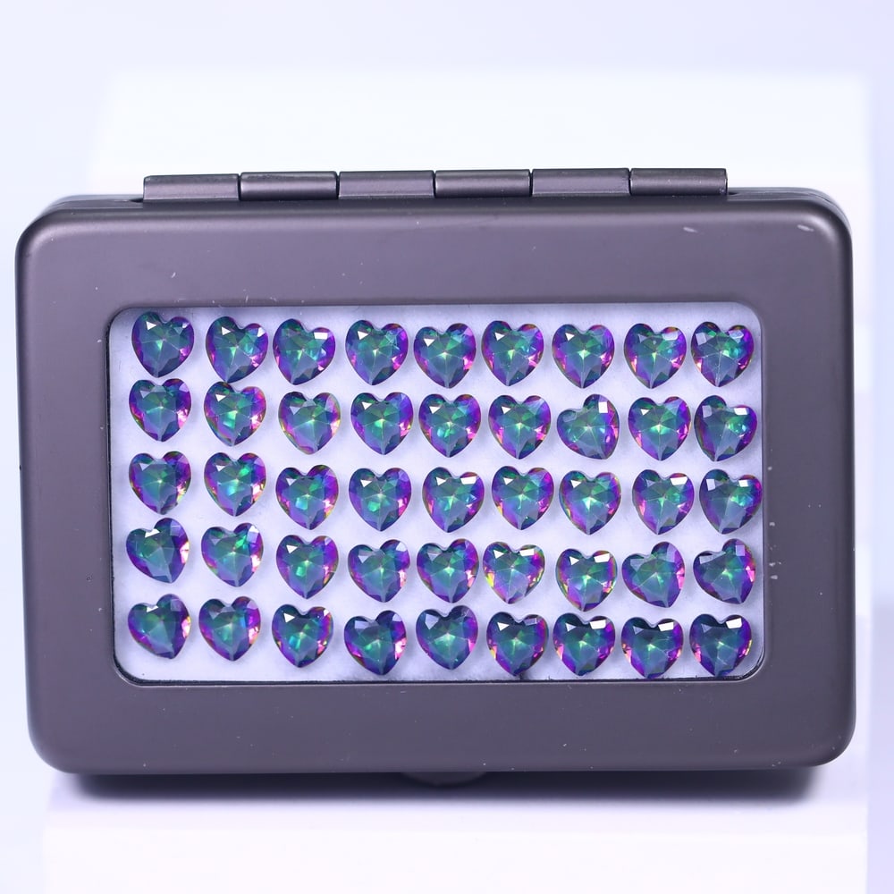 25.82Ct Mystic Topaz Set - Polished Faceted: Ksmith Jewels Global Welcome to our auction house, today auction brought to you by Ksmith Jewels Global based in Penang, Malaysia specialize in all kinds of opal and color gemstone both in manufacturi