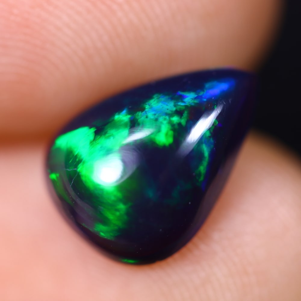*1.93Ct Welo Black Opal Polished - Ethiopian Opal (1 of 6)