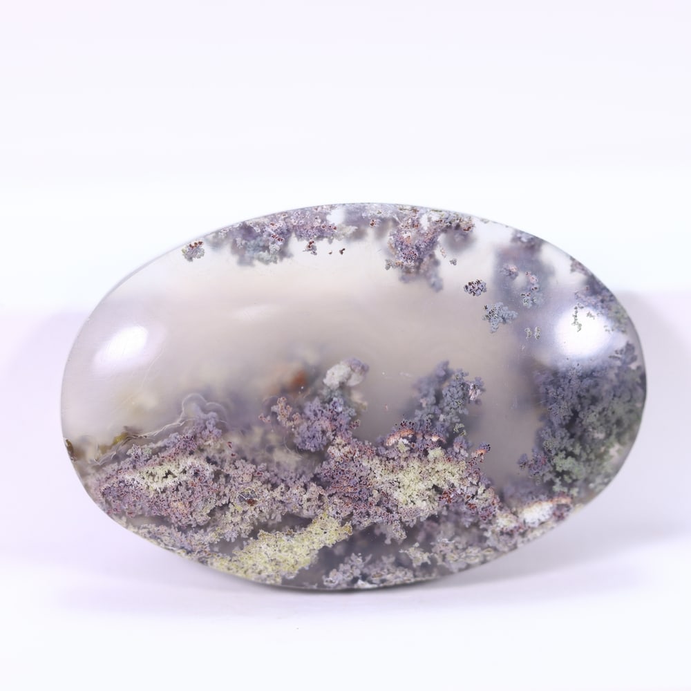 33.51Ct Moss Agate Cabochon - Polished - 32x21mm Approx (1 of 2)