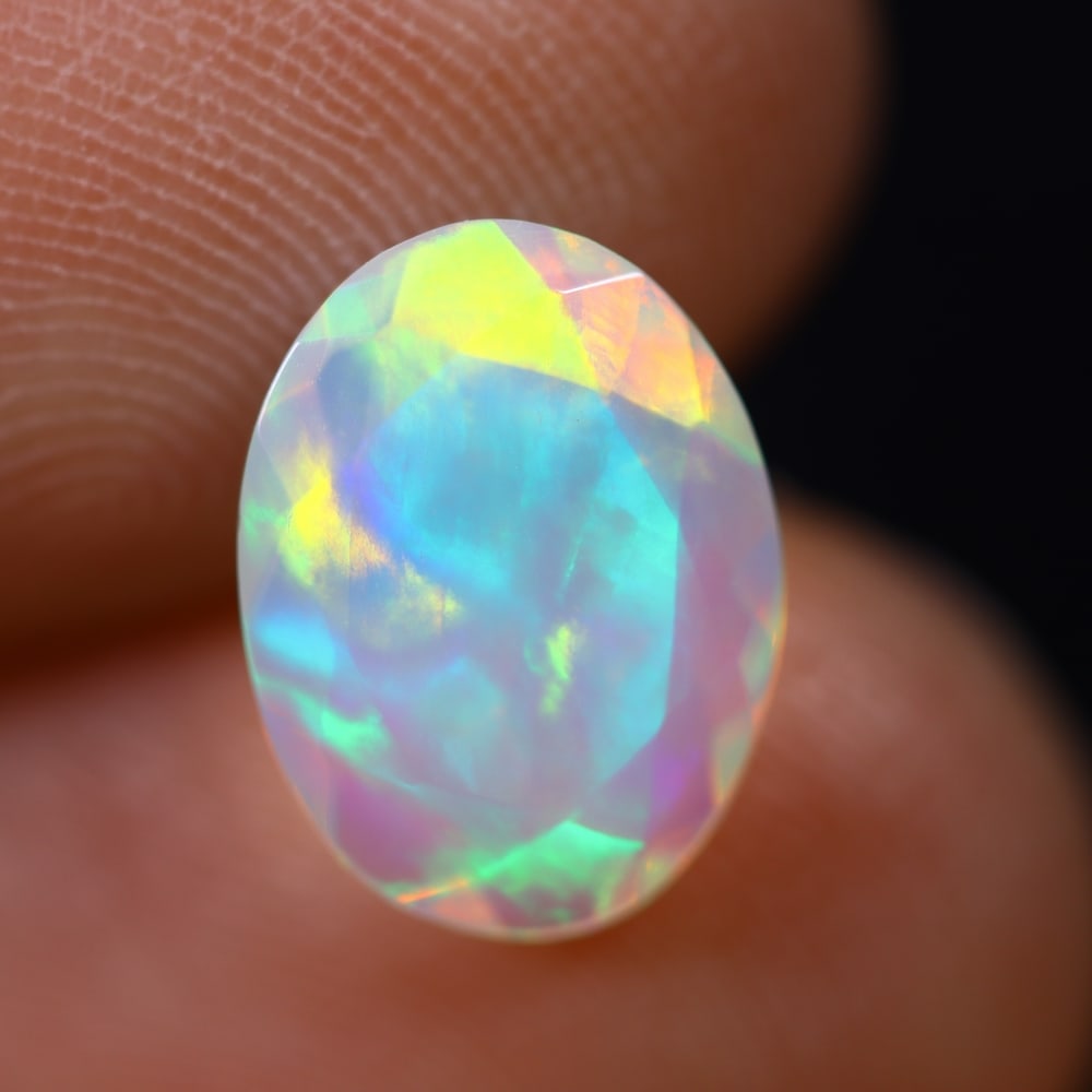 1.29Ct Welo Opal Faceted Polished - Ethiopian Opal (1 of 5)