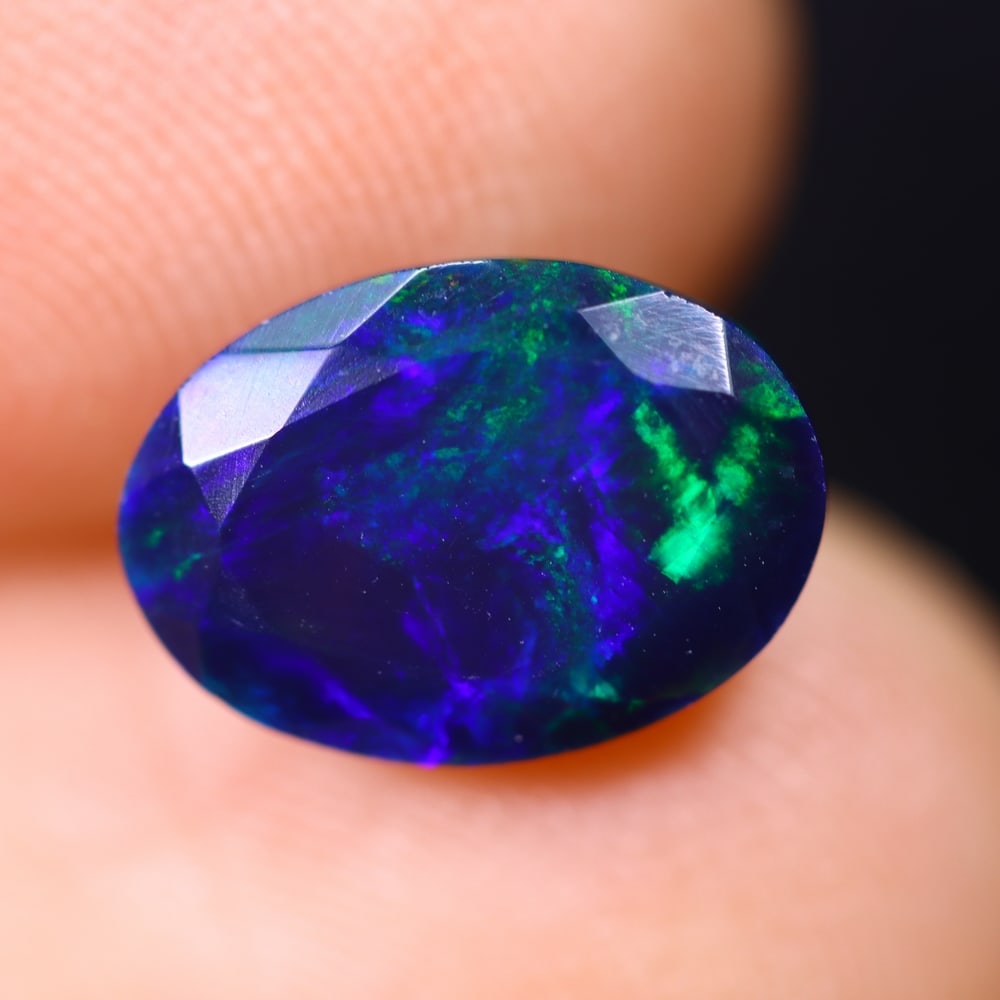 1.70Ct Welo Black Opal Polished - Ethiopian Opal (1 of 7)