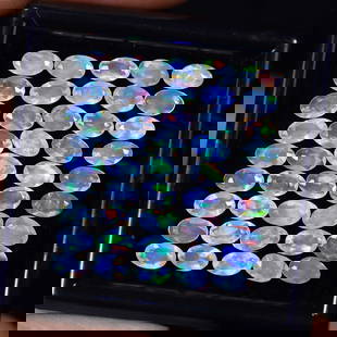 *6.78Ct 45pcs Calibrated 5x3mm Faceted Welo Opal Set - Ethiopian Opal: Ksmith Jewels Global Welcome to our auction house, today auction brought to you by Ksmith Jewels Global based in Penang, Malaysia specialize in all kinds of opal and color gemstone both in manufacturi