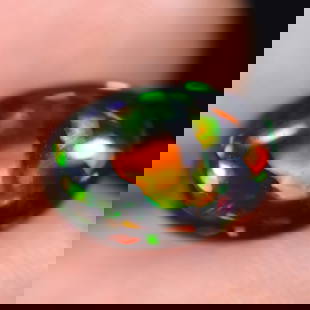 1.78Ct Welo Black Opal Polished - Ethiopian Opal: Ksmith Jewels Global Welcome to our auction house, today auction brought to you by Ksmith Jewels Global based in Penang, Malaysia specialize in all kinds of opal and color gemstone both in manufacturi