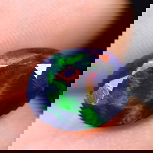 1.36Ct Welo Black Opal Polished - Ethiopian Opal: Ksmith Jewels Global Welcome to our auction house, today auction brought to you by Ksmith Jewels Global based in Penang, Malaysia specialize in all kinds of opal and color gemstone both in manufacturi