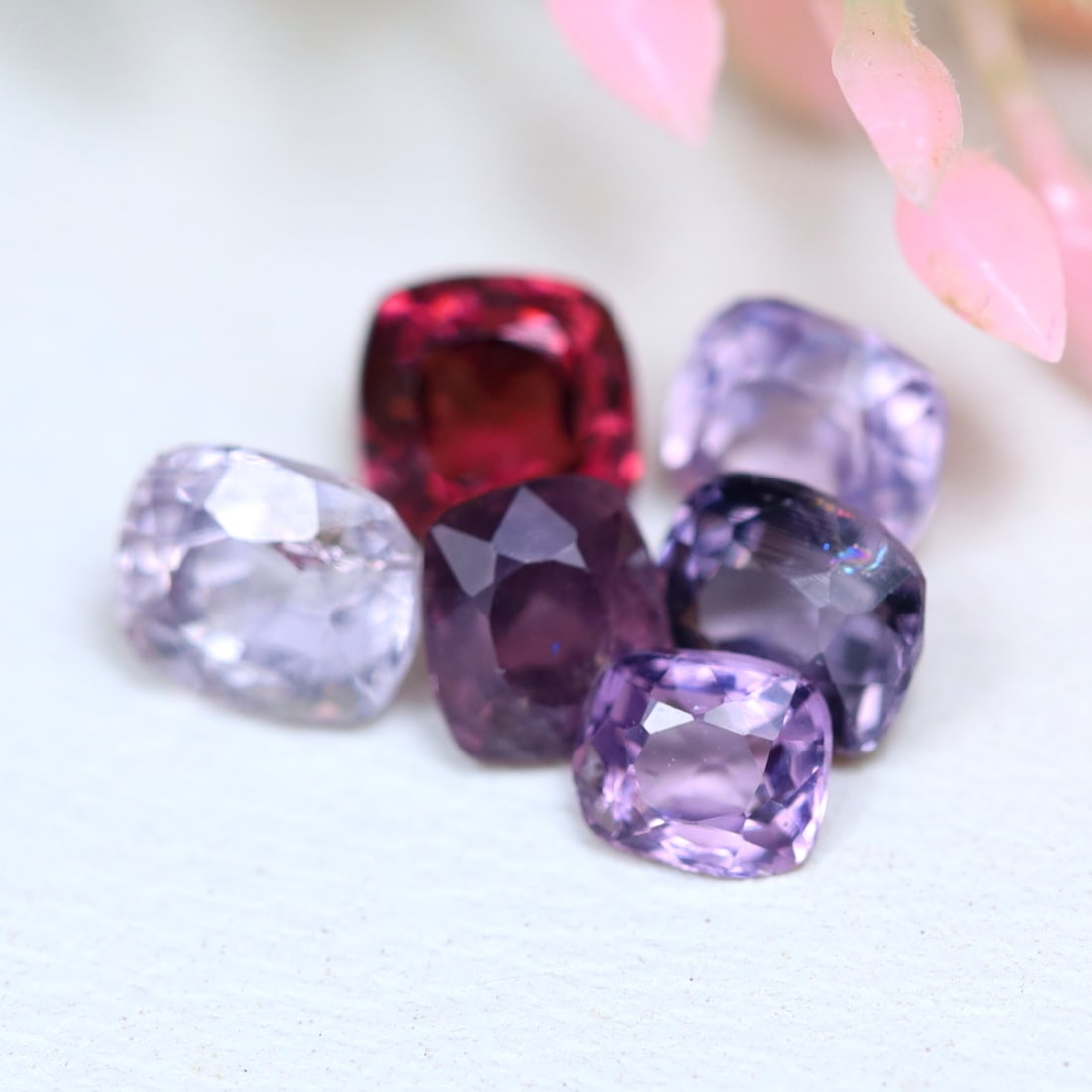 3.55Ct Natural Cushion Burmese Spinel - Burmese Spinel - Cushion Gemstone Lots: Ksmith Jewels Global Welcome to our auction house, today auction brought to you by Ksmith Jewels Global based in Penang, Malaysia specialize in all kinds of opal and color gemstone both in manufacturi