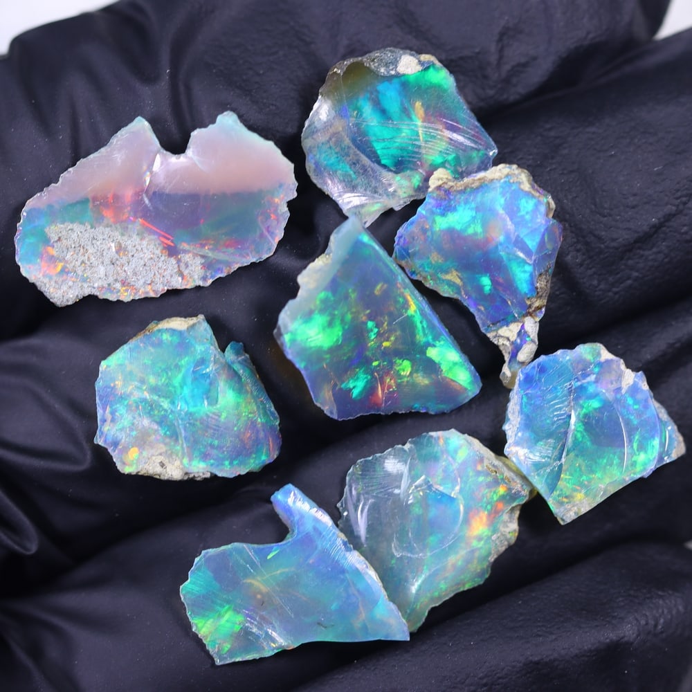 12.4Ct Smoked Rough Opal Specimen - Ethiopian Opal - Mineral Rough: Ksmith Jewels Global Welcome to our auction house, today auction brought to you by Ksmith Jewels Global based in Penang, Malaysia specialize in all kinds of opal and color gemstone both in manufacturi