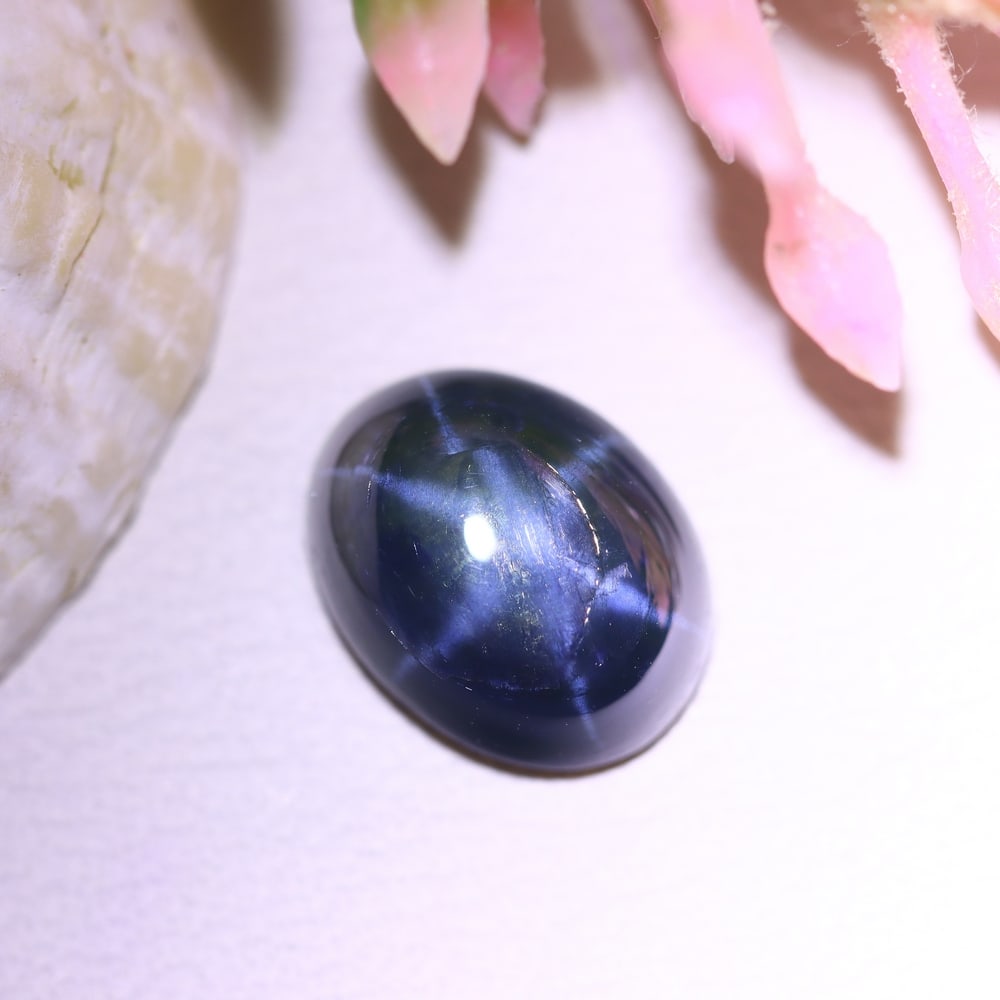 2.88Ct 6 Rays Blue Star Sapphire - Polished Cabochon: Ksmith Jewels Global Welcome to our auction house, today auction brought to you by Ksmith Jewels Global based in Penang, Malaysia specialize in all kinds of opal and color gemstone both in manufacturi