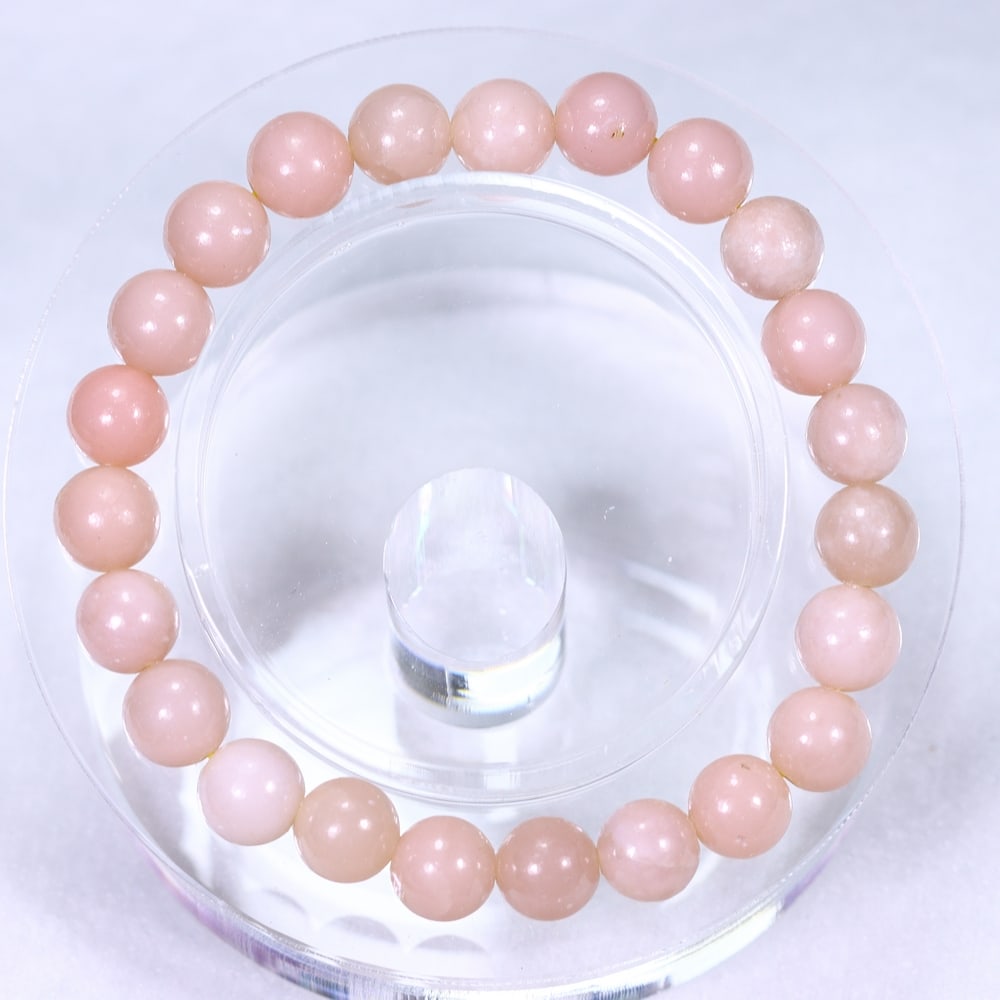 21.25g Pink Opal Bracelet - Polished Beads (1 of 3)