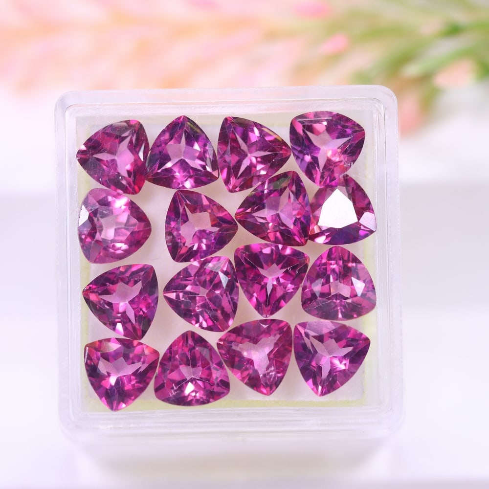 14.35Ct Pink Topaz Set - Polished Faceted: Ksmith Jewels Global Welcome to our auction house, today auction brought to you by Ksmith Jewels Global based in Penang, Malaysia specialize in all kinds of opal and color gemstone both in manufacturi