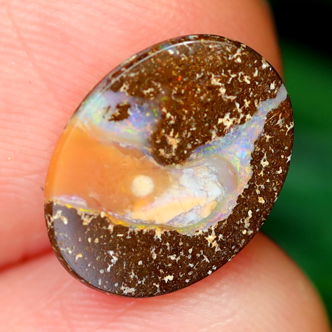1.82Ct Winton Boulder Opal Polished - Australian Opal - Oval Cabochon: Ksmith Jewels Global Welcome to our auction house, today auction brought to you by Ksmith Jewels Global based in Penang, Malaysia specialize in all kinds of opal and color gemstone both in manufacturi