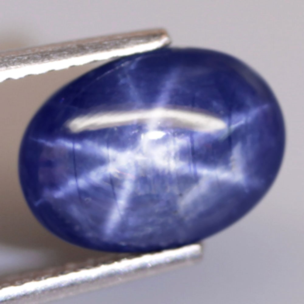 Star Sapphire 3.02Ct Natural Thailand Star Sapphire Blue 6 Rays Cabochon: Ksmith Jewels Global Welcome to our auction house, today auction brought to you by Ksmith Jewels Global based in Penang, Malaysia specialize in all kinds of opal and color gemstone both in manufacturi