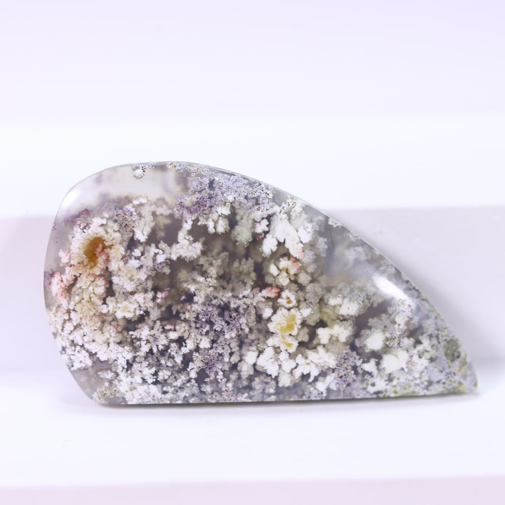 27.14Ct Moss Agate Cabochon - Polished - 38x20mm Approx (1 of 2)