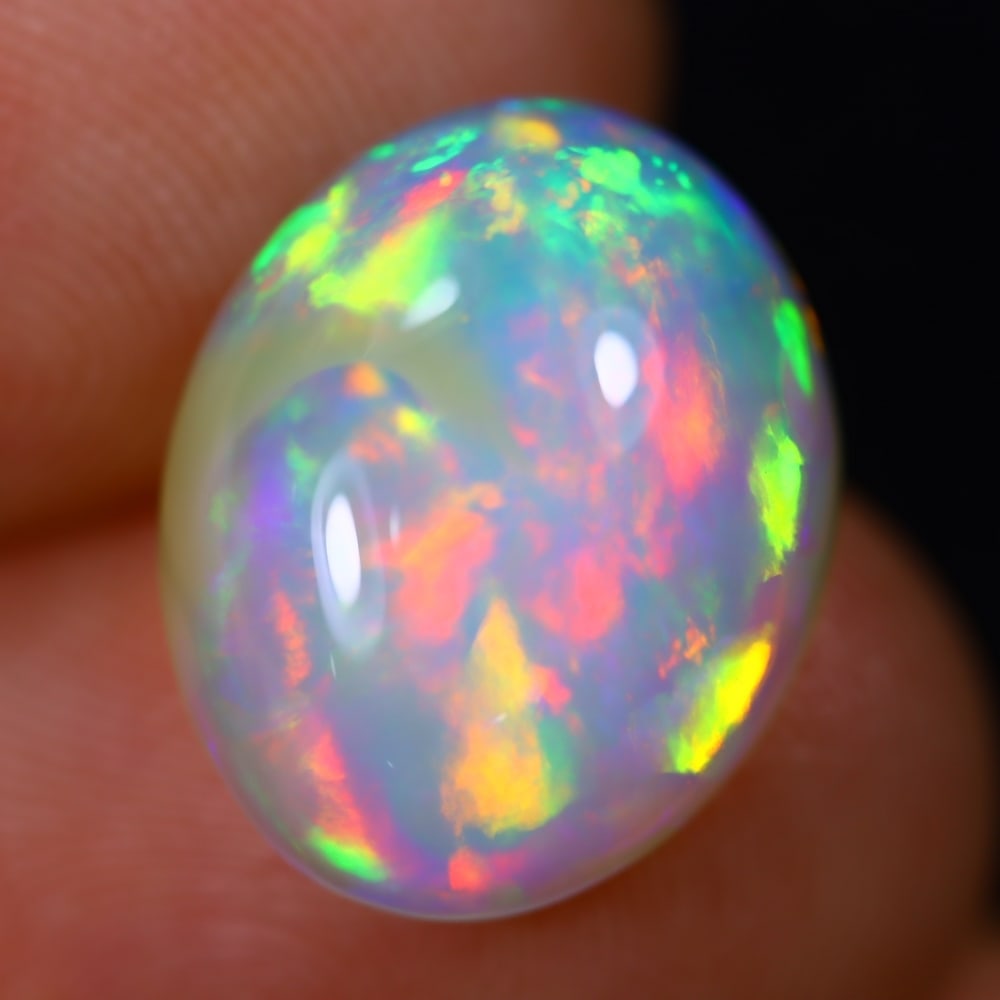 *5.07Ct Welo Opal Polished - Ethiopian Opal - Oval Cabochon: Ksmith Jewels Global Welcome to our auction house, today auction brought to you by Ksmith Jewels Global based in Penang, Malaysia specialize in all kinds of opal and color gemstone both in manufacturi