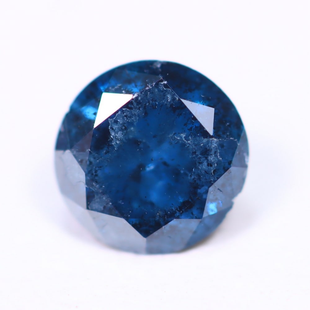 0.68ct Peacock Blue Diamond 5.6mm - Natural Diamond, Loose Diamond: Ksmith Jewels Global Welcome to our auction house, today auction brought to you by Ksmith Jewels Global based in Penang, Malaysia specialize in all kinds of opal, diamond and color gemstone both in ma