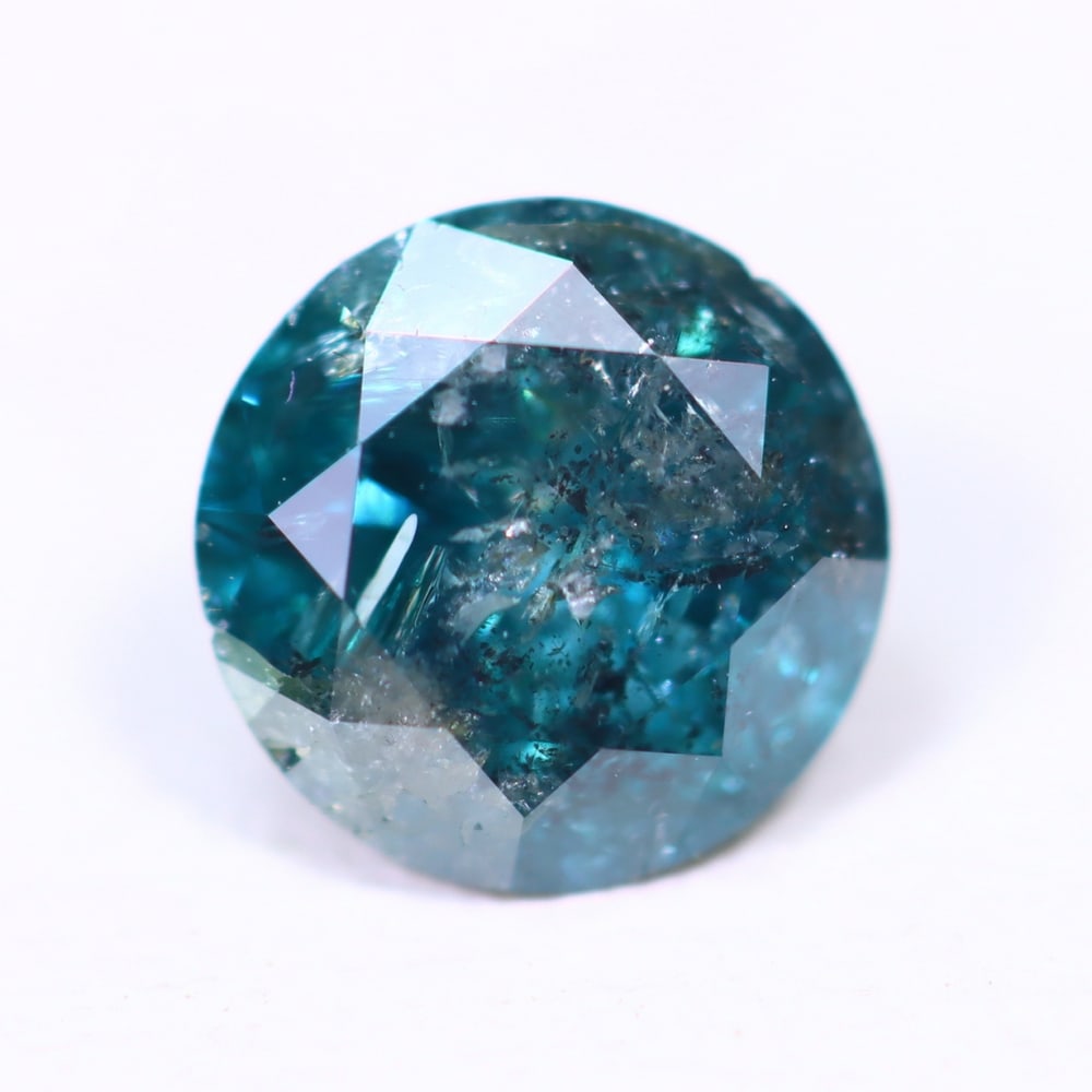 0.64ct Peacock Blue Diamond 5.7mm - Natural Diamond, Loose Diamond: Ksmith Jewels Global Welcome to our auction house, today auction brought to you by Ksmith Jewels Global based in Penang, Malaysia specialize in all kinds of opal, diamond and color gemstone both in ma