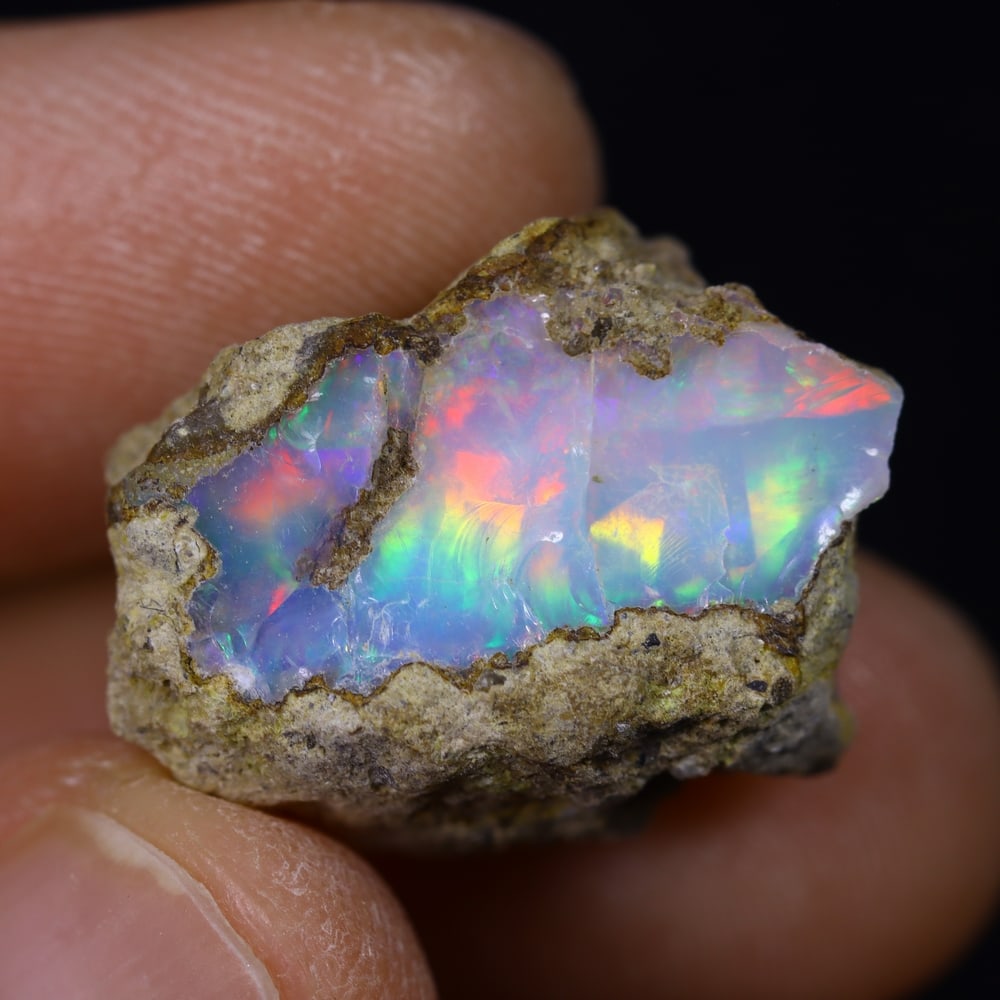 14.9Ct Rough Opal Specimen - Ethiopian Opal - Mineral Rough (1 of 6)