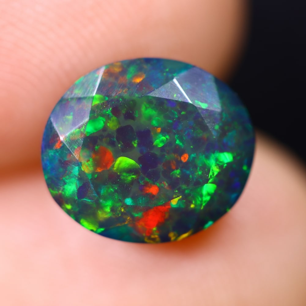 2.38Ct Welo Black Opal Polished - Ethiopian Opal: Ksmith Jewels Global Welcome to our auction house, today auction brought to you by Ksmith Jewels Global based in Penang, Malaysia specialize in all kinds of opal and color gemstone both in manufacturi