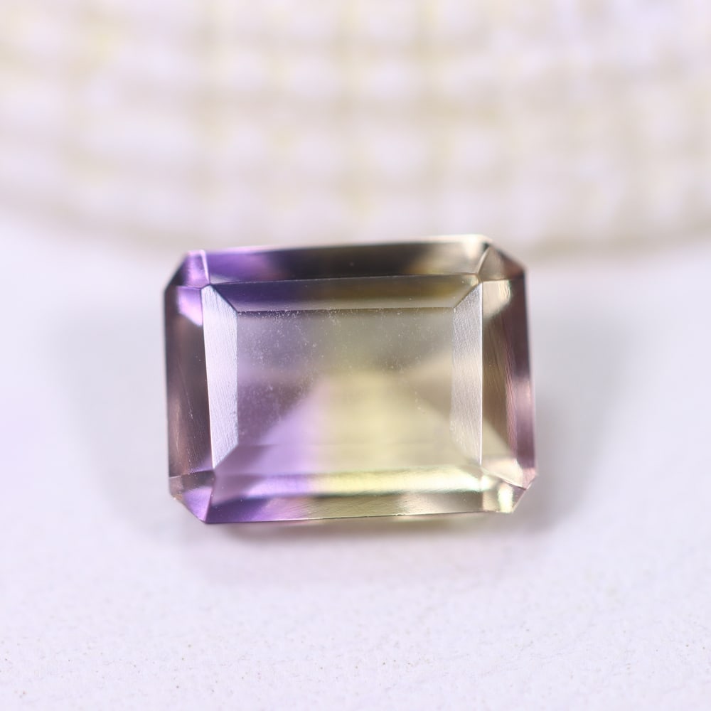 1.58Ct Ametrine - Polished Faceted - Rectangle Faceted: Ksmith Jewels Global Welcome to our auction house, today auction brought to you by Ksmith Jewels Global based in Penang, Malaysia specialize in all kinds of opal and color gemstone both in manufacturi