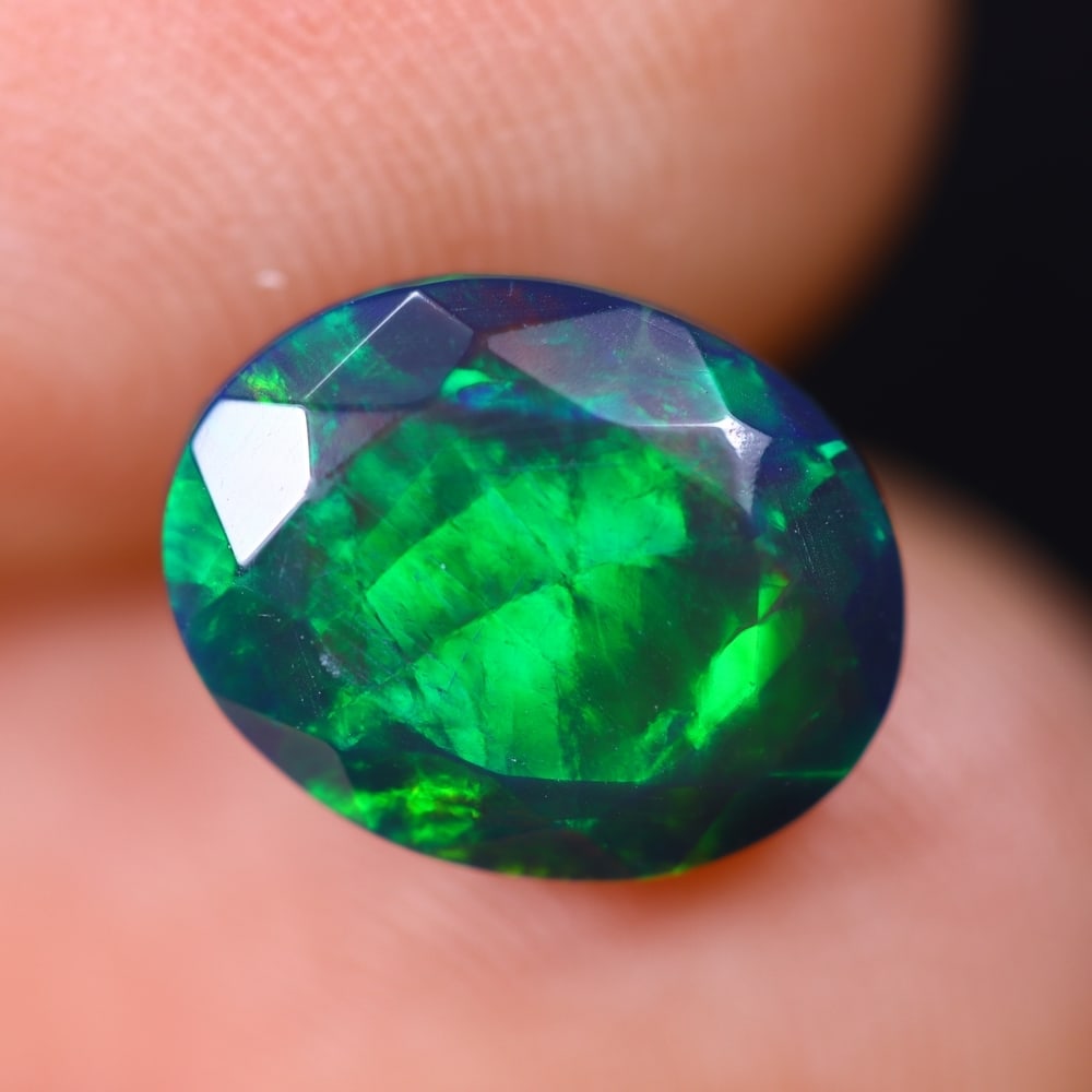 1.82Ct Welo Black Faceted Opal Polished - Ethiopian Opal: Ksmith Jewels Global Welcome to our auction house, today auction brought to you by Ksmith Jewels Global based in Penang, Malaysia specialize in all kinds of opal and color gemstone both in manufacturi