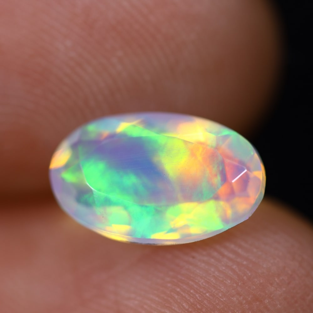 1.25Ct Welo Opal Faceted Polished - Ethiopian Opal (1 of 6)