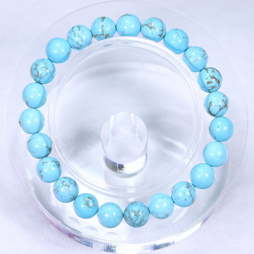 18.77g Turquoise Bracelet - Polished Beads (1 of 3)