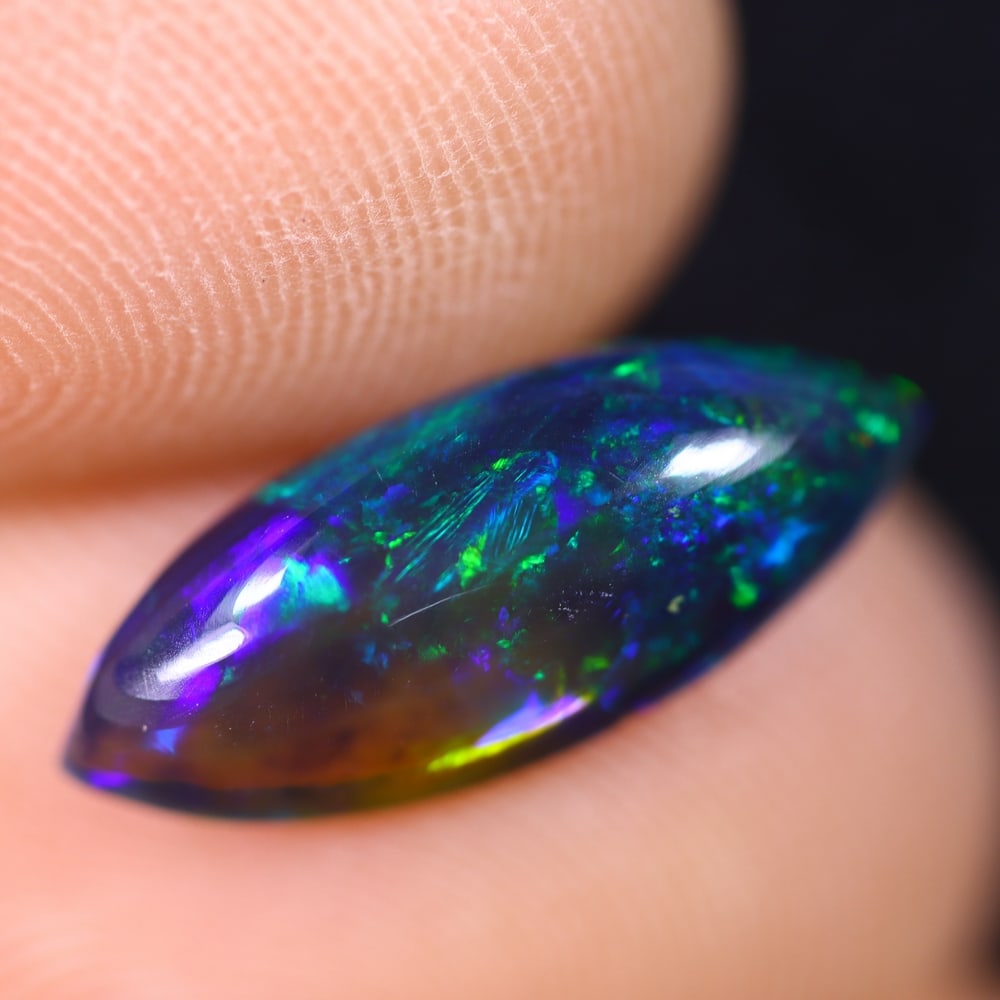 1.88Ct Welo Black Opal Polished - Ethiopian Opal: Ksmith Jewels Global Welcome to our auction house, today auction brought to you by Ksmith Jewels Global based in Penang, Malaysia specialize in all kinds of opal and color gemstone both in manufacturi