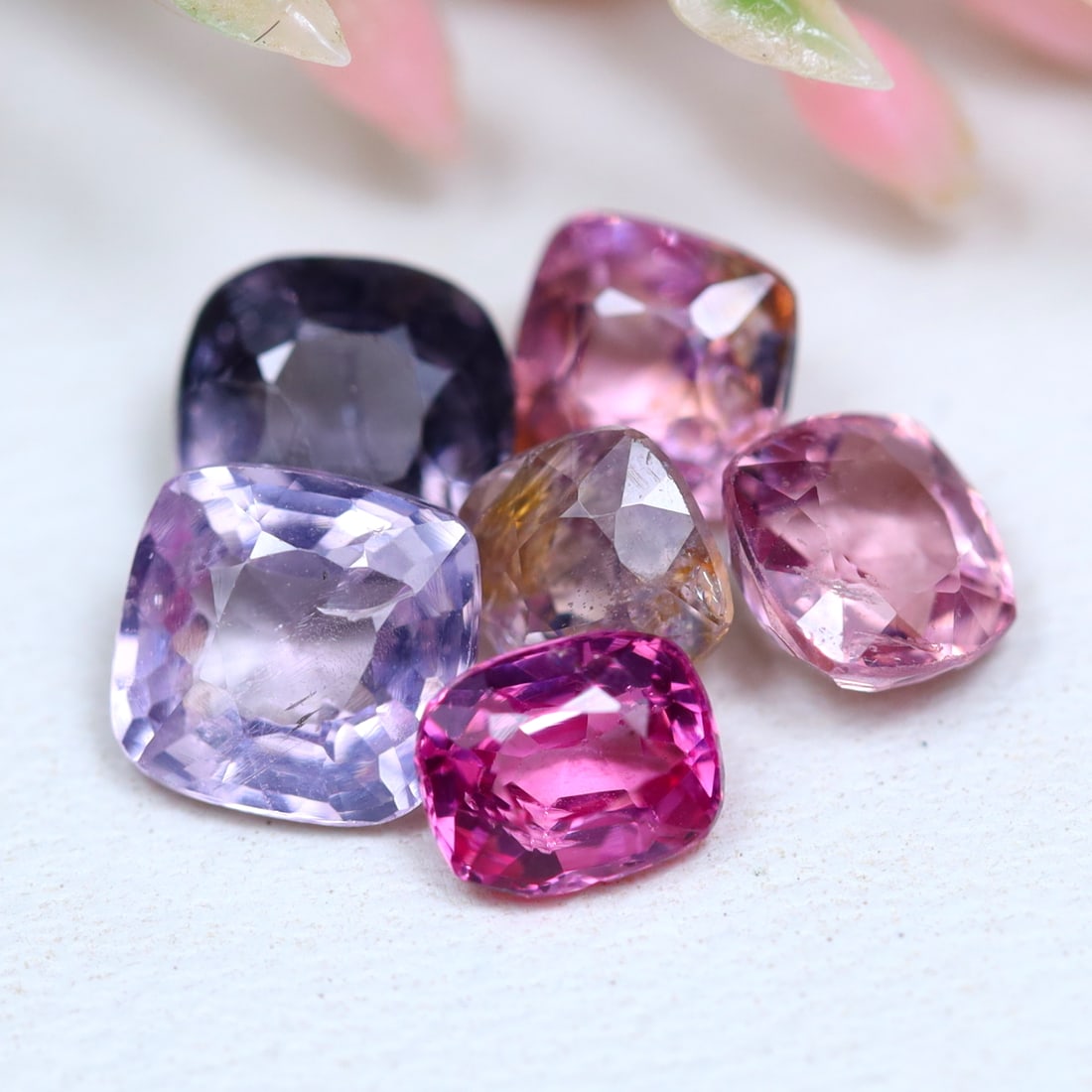 3.67Ct Natural Multi Color Cushion Burmese Spinel in Lot: Ksmith Jewels Global Welcome to our auction house, today auction brought to you by Ksmith Jewels Global based in Penang, Malaysia specialize in all kinds of opal and color gemstone both in manufacturi