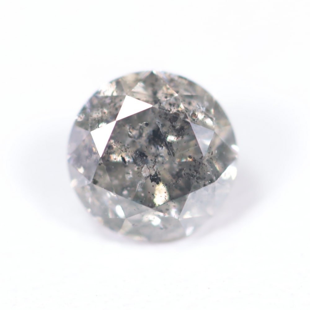 1.00Ct Salt and Pepper Diamond - Polished Faceted: Ksmith Jewels Global Welcome to our auction house, today auction brought to you by Ksmith Jewels Global based in Penang, Malaysia specialize in all kinds of opal and color gemstone both in manufacturi