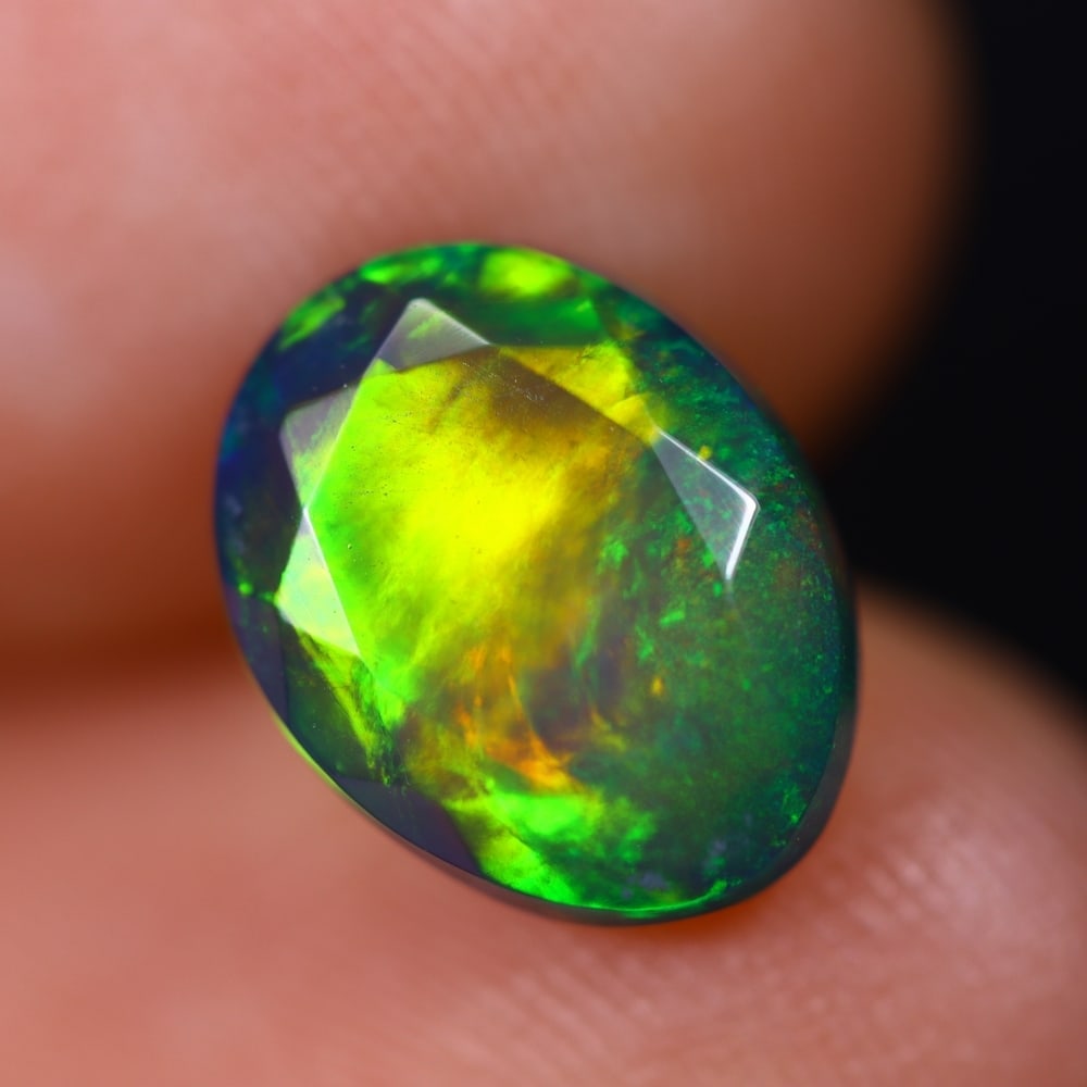 1.83Ct Welo Black Faceted Opal Polished - Ethiopian Opal: Ksmith Jewels Global Welcome to our auction house, today auction brought to you by Ksmith Jewels Global based in Penang, Malaysia specialize in all kinds of opal and color gemstone both in manufacturi