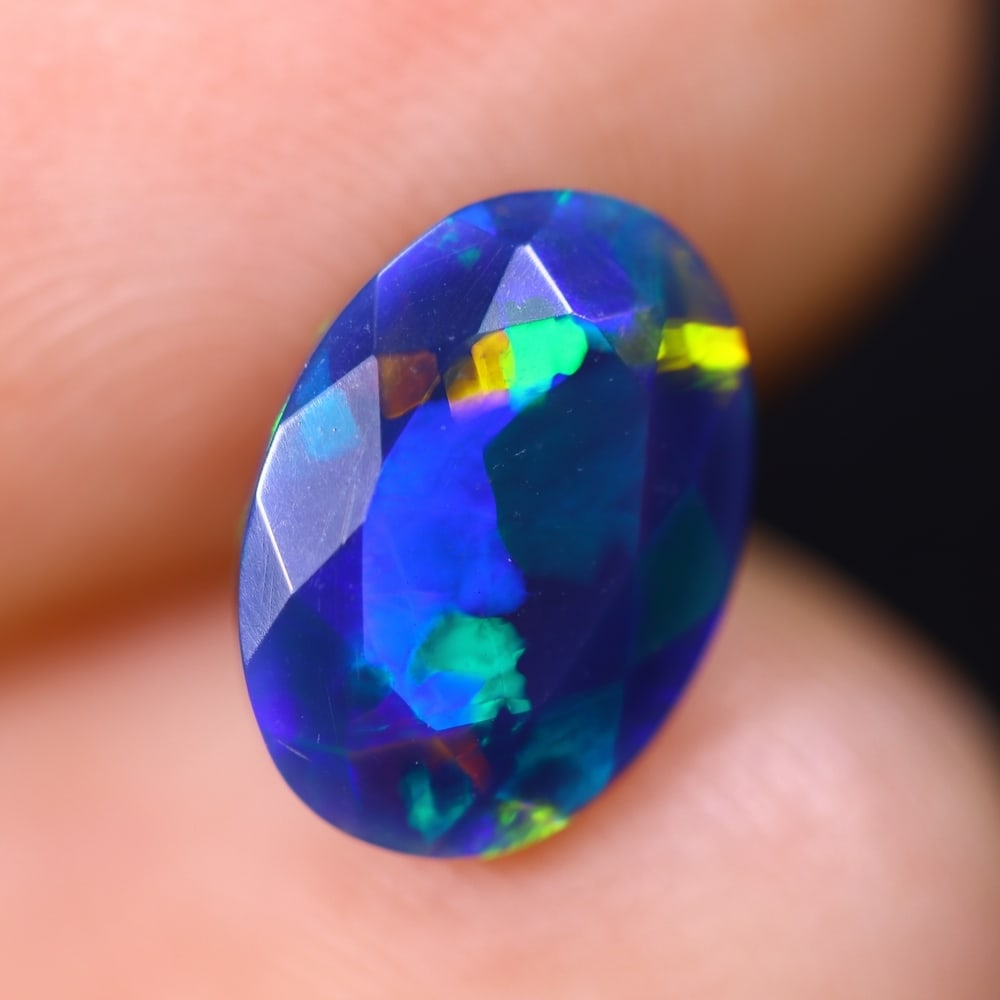 1.63Ct Welo Black Faceted Opal Polished - Ethiopian Opal: Ksmith Jewels Global Welcome to our auction house, today auction brought to you by Ksmith Jewels Global based in Penang, Malaysia specialize in all kinds of opal and color gemstone both in manufacturi