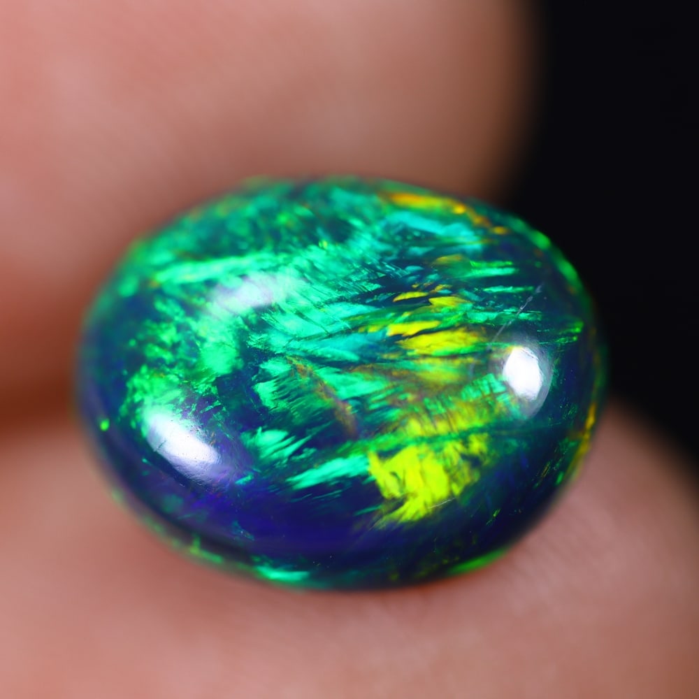 3.42Ct Welo Black Opal Polished - Ethiopian Opal: Ksmith Jewels Global Welcome to our auction house, today auction brought to you by Ksmith Jewels Global based in Penang, Malaysia specialize in all kinds of opal and color gemstone both in manufacturi
