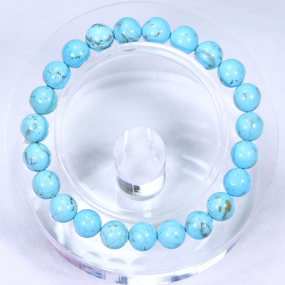 18.63g Turquoise Bracelet - Polished Beads: Ksmith Jewels Global Welcome to our auction house, today auction brought to you by Ksmith Jewels Global based in Penang, Malaysia specialize in all kinds of opal and color gemstone both in manufacturi