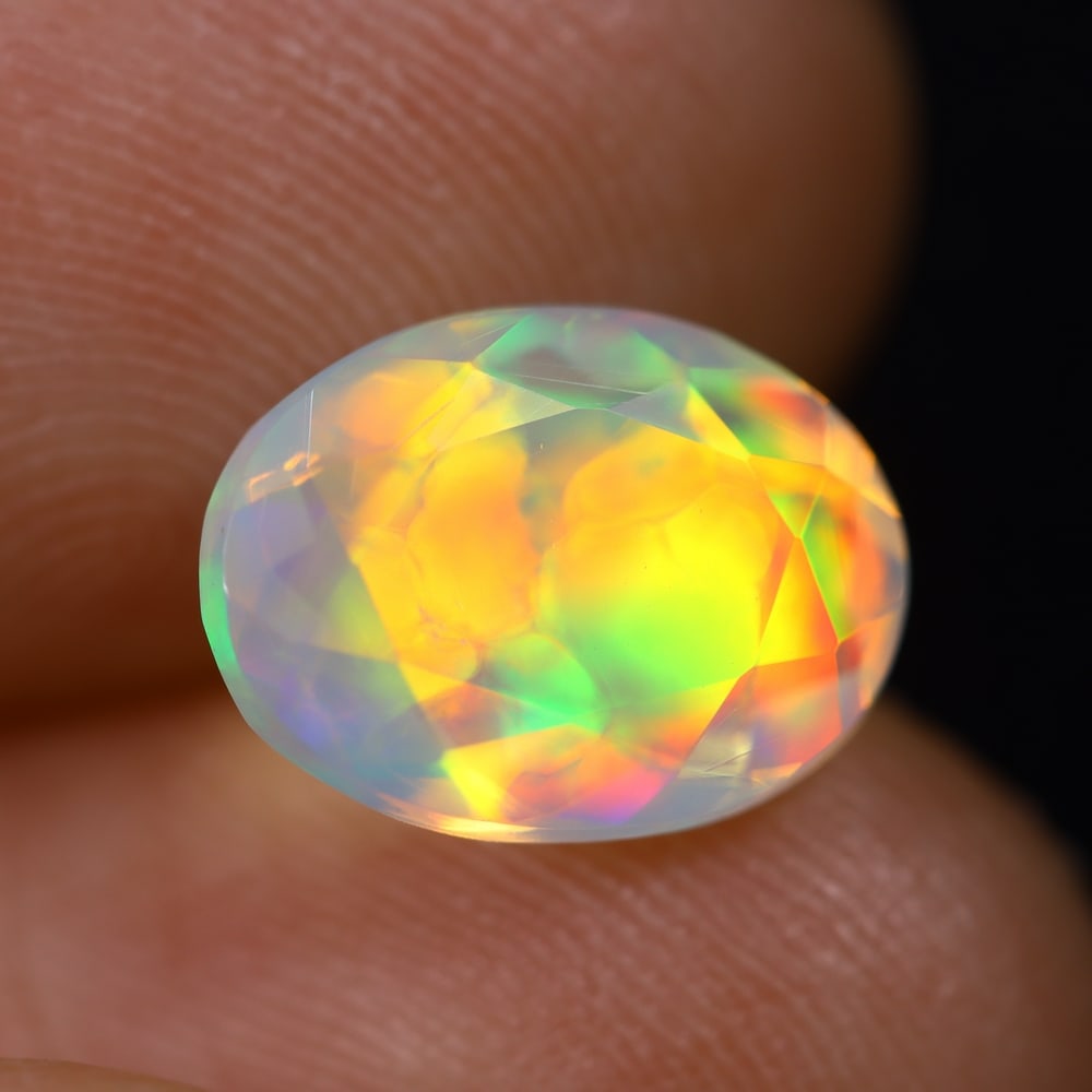1.87Ct Welo Opal Faceted Polished - Ethiopian Opal: Ksmith Jewels Global Welcome to our auction house, today auction brought to you by Ksmith Jewels Global based in Penang, Malaysia specialize in all kinds of opal and color gemstone both in manufacturi
