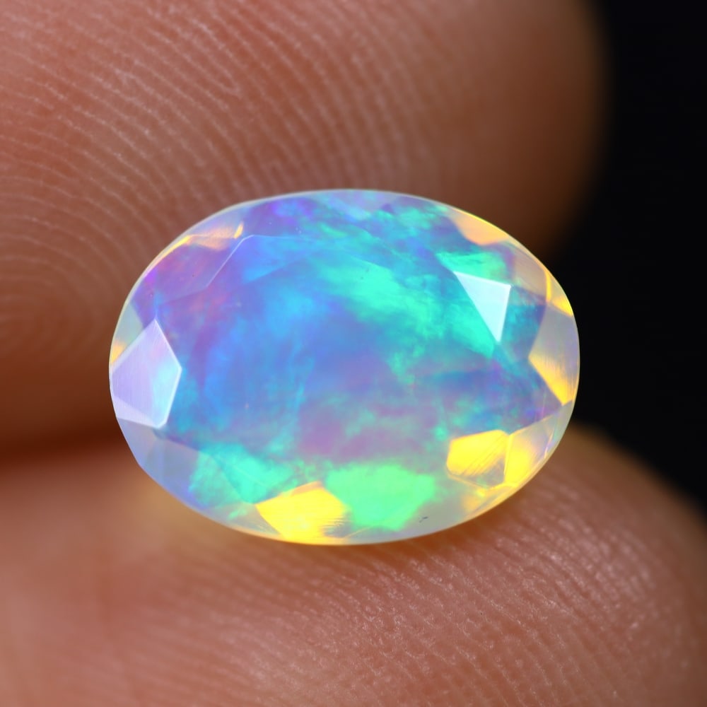 1.29Ct Welo Opal Faceted Polished - Ethiopian Opal: Ksmith Jewels Global Welcome to our auction house, today auction brought to you by Ksmith Jewels Global based in Penang, Malaysia specialize in all kinds of opal and color gemstone both in manufacturi