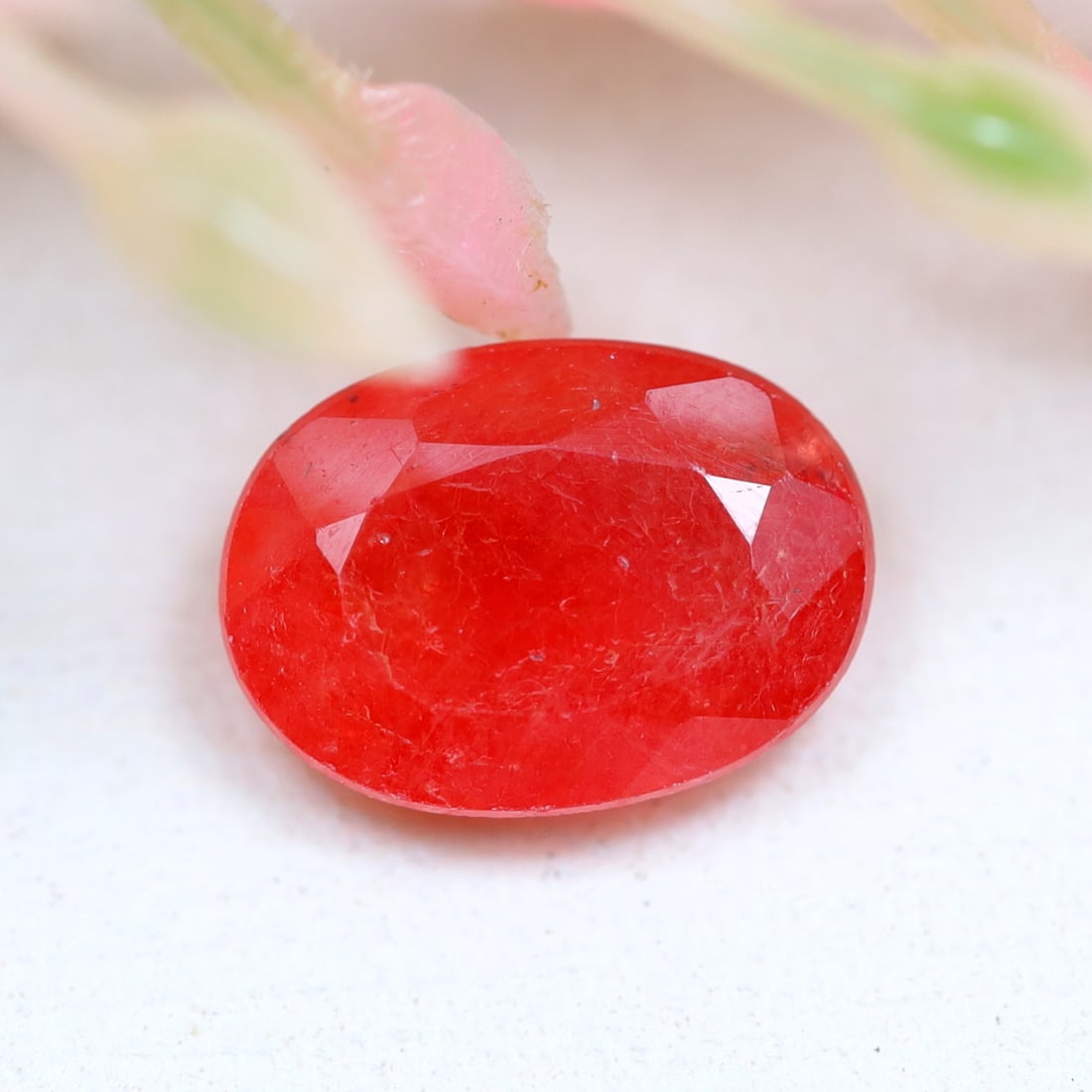 0.87Ct Natural Winza Heated Orangy Pinkish Red Oval Cut for Jewelry Making: Ksmith Jewels Global Welcome to our auction house, today auction brought to you by Ksmith Jewels Global based in Penang, Malaysia specialize in all kinds of opal and color gemstone both in manufacturi