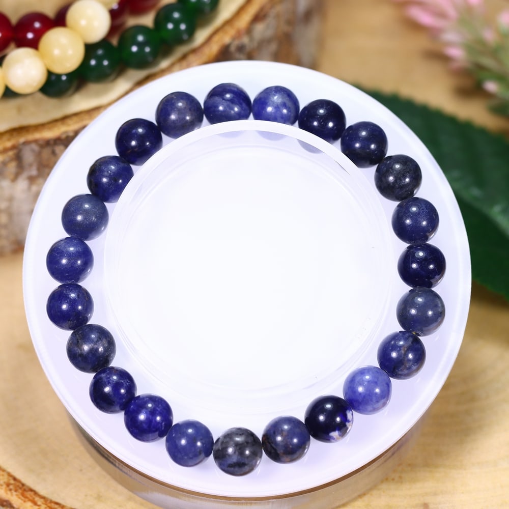 18.59g Sodalite Bracelet - Polished Beads: Ksmith Jewels Global Welcome to our auction house, today auction brought to you by Ksmith Jewels Global based in Penang, Malaysia specialize in all kinds of opal and color gemstone both in manufacturi