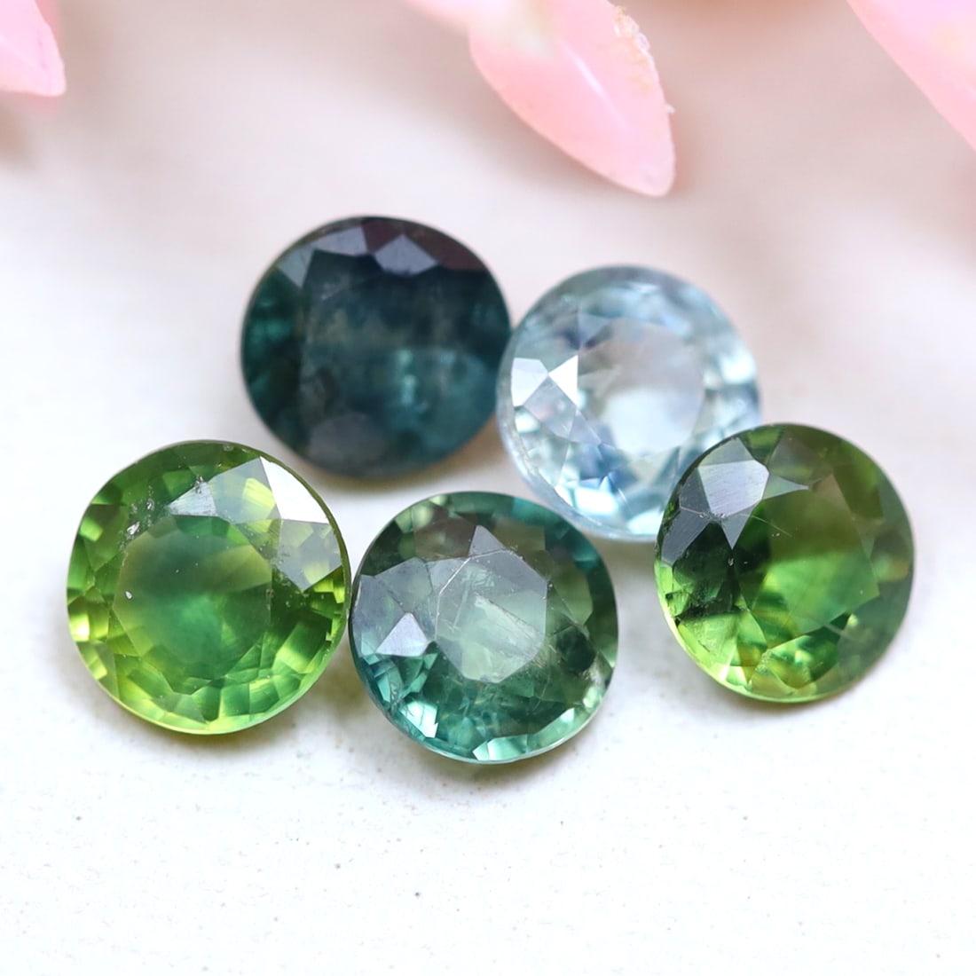 1.28Ct Natural Multi Color Sapphire in Lot for Jewelry Making (1 of 2)