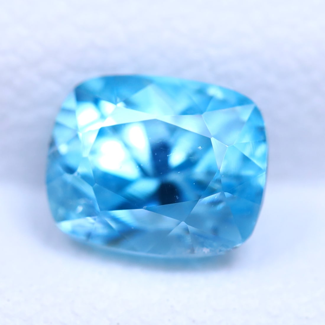 1.98Ct Natural Cambodia Blue Zircon Only Heated Gemstone (1 of 2)
