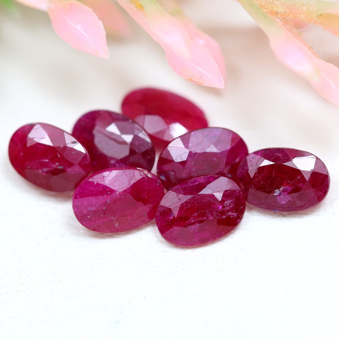 3.42Ct Natural Heated Oval Cut Madagascar Ruby in Lot (1 of 2)