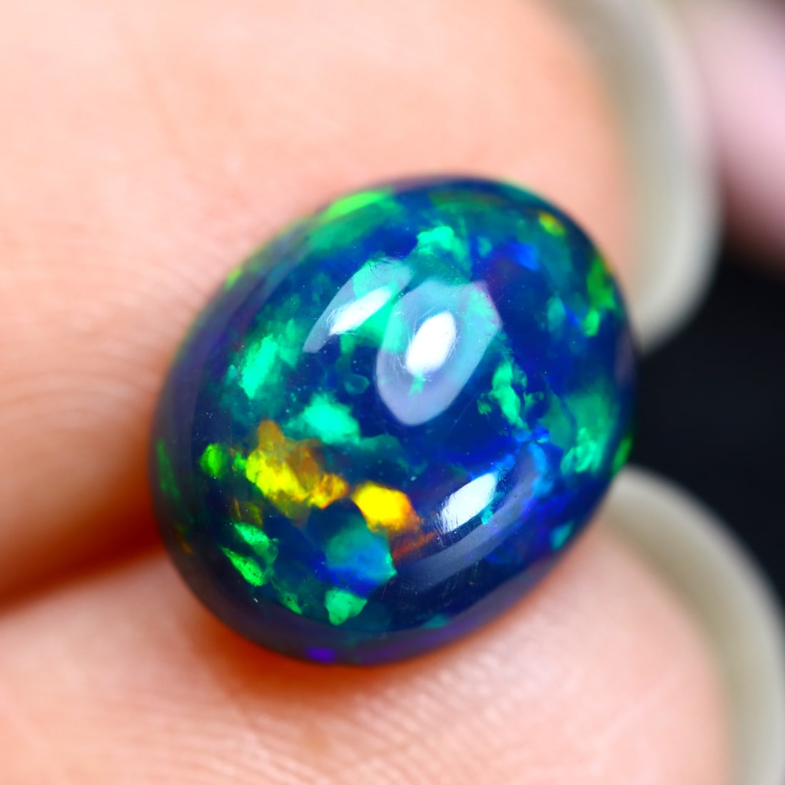 2.03Ct Natural Ethiopian Welo Smoked Opal - Ethiopian Opal (1 of 4)