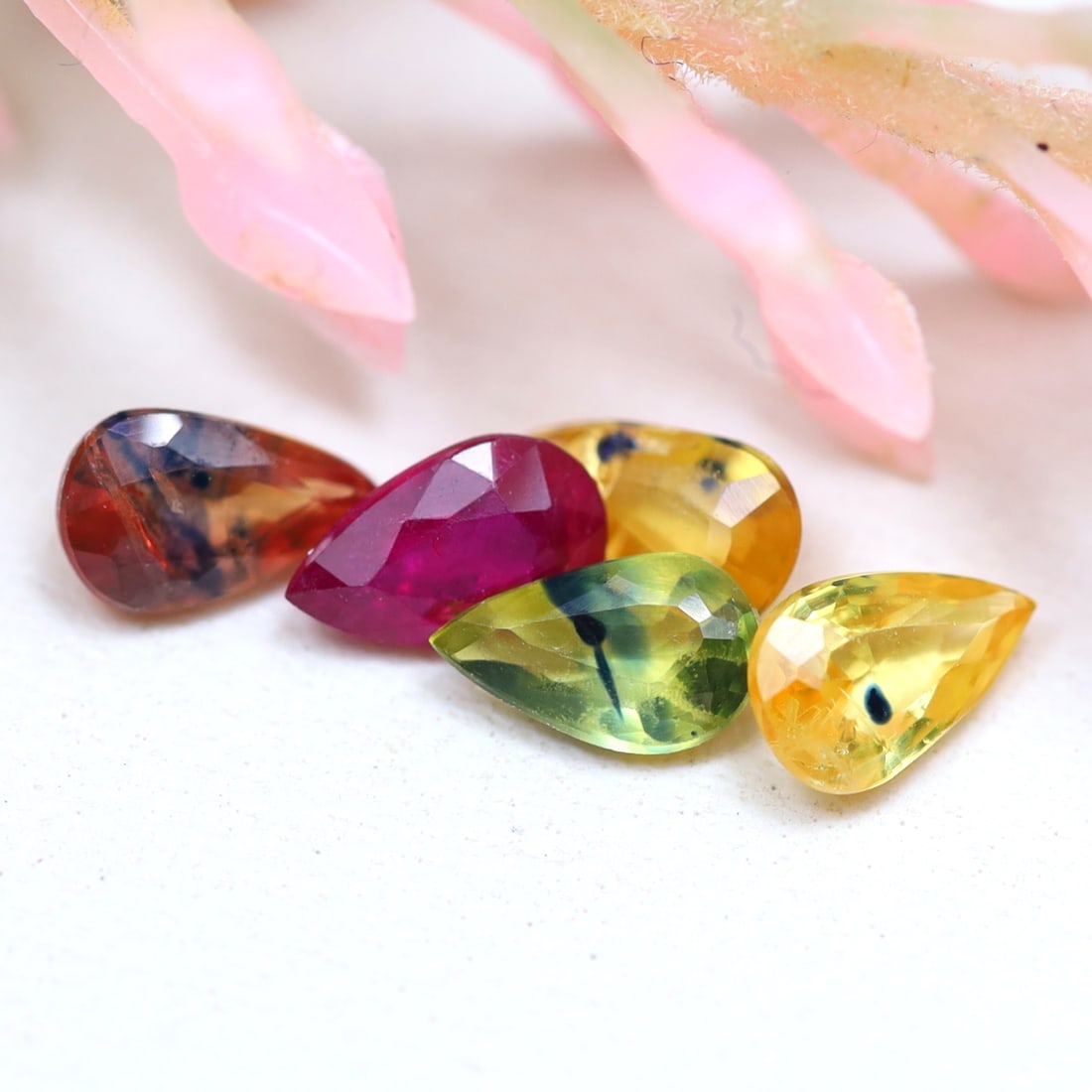 1.33Ct Natural Multi Color Sapphire in Lot for Jewelry Making (1 of 2)