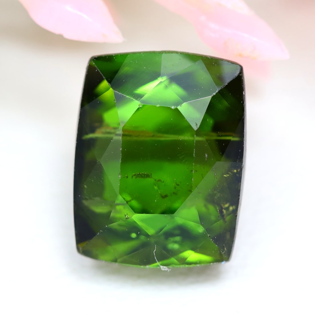 Tourmaline 3.73Ct Natural Afghanistan Green Tourmaline Gemstone (1 of 2)