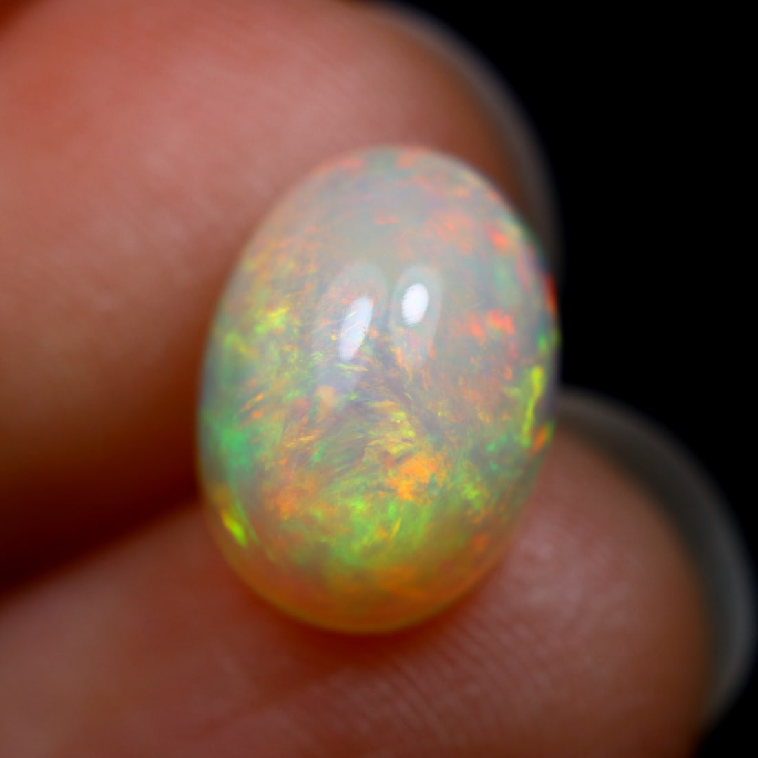 2.26Ct Natural Ethiopian Welo Opal - Ethiopian Opal Cabochon (1 of 4)